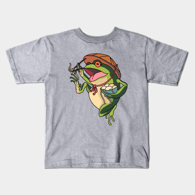Frog Kids T-Shirt by valentinahramov